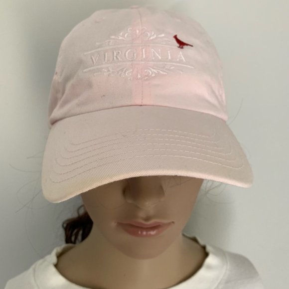 Vintage 90s Virginia Cardinal Embroidered Pastel Dad Hat Strapback State… - Picture 10 of 12